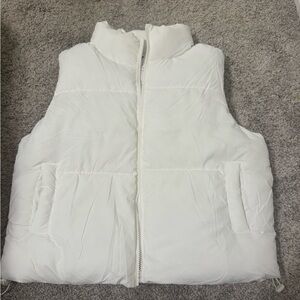 Amazon Women's White Puffer Vest